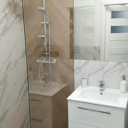 شقة Nadmorski Zakatek - Apartament Portowy, Opener Festival 2 Km